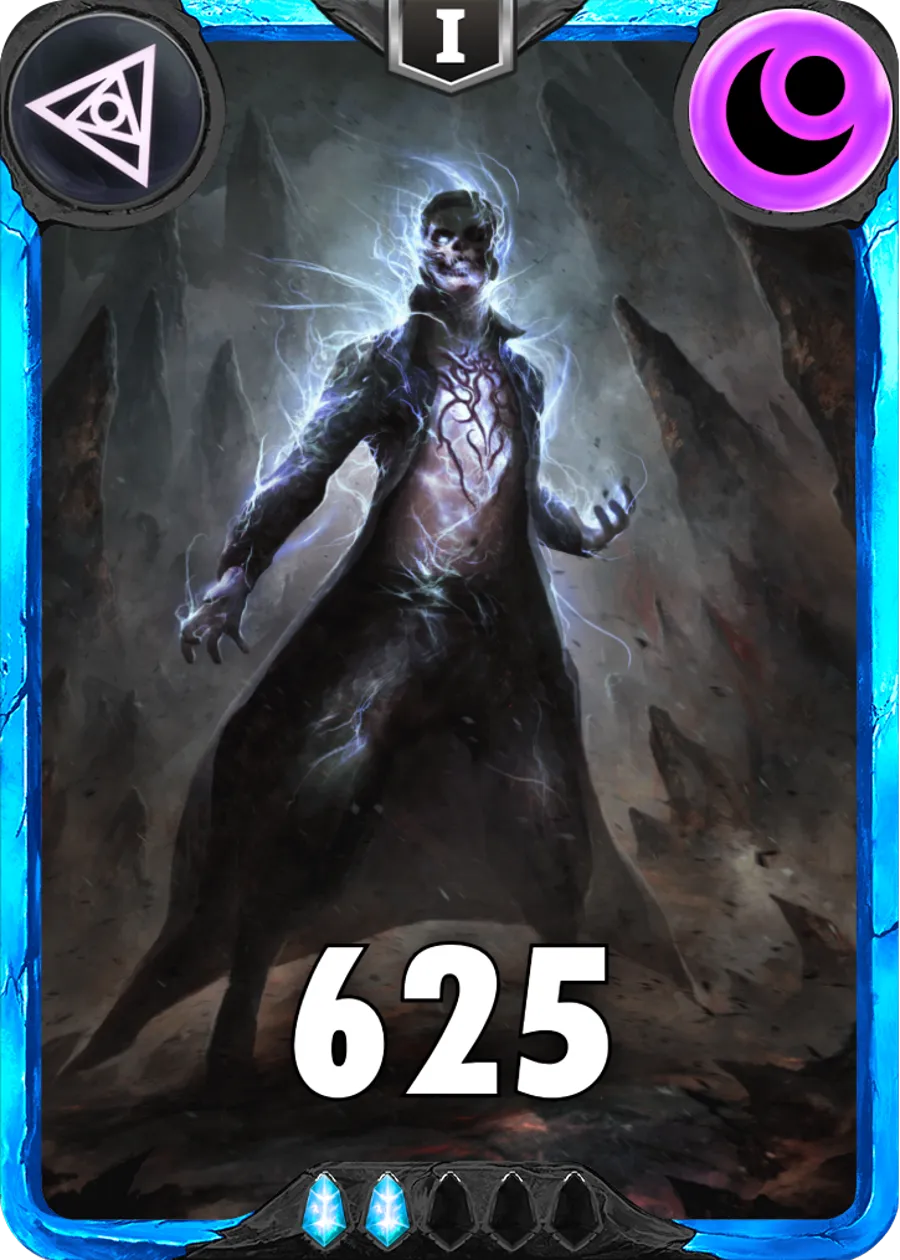 Carte saison 1 arkhante rare Faustus alternative rang 5 grade C animation de niveau 1 element Ténèbres cross the ages