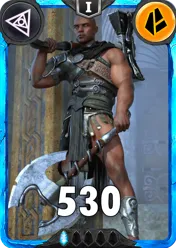 Carte saison 1 arkhante rare Hannibal standard rang 1 animation de niveau 1 element terre cross the ages