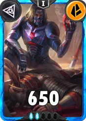 Carte saison 1 arkhante rare Hanzo&ValRed alternative combo rang 5 grade C animation de niveau 1 element terre
