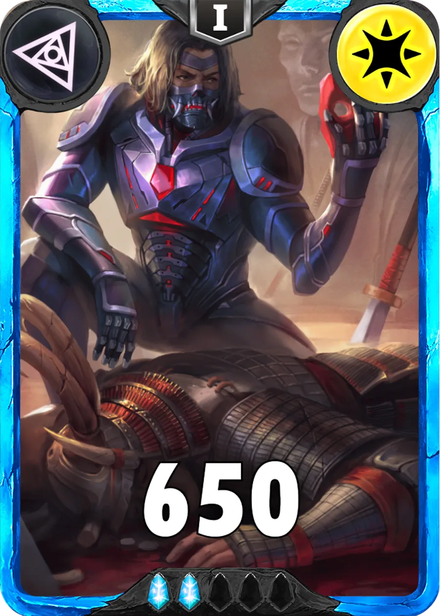 Carte saison 1 arkhante rare Hanzo&ValRed alternative combo rang 5 grade C animation de niveau 1 element Lumière
