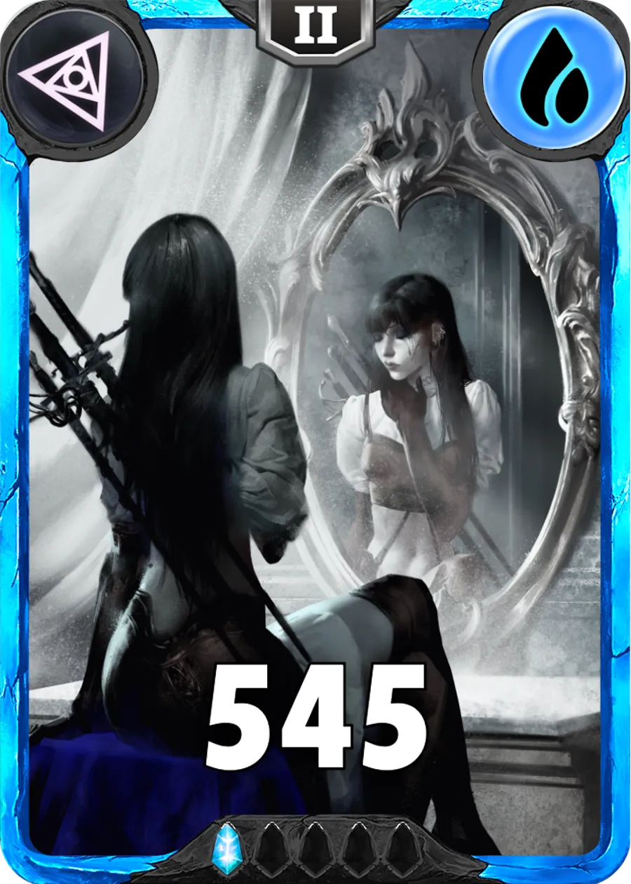 Carte saison 1 arkhante rare Keya standard rang 1 animation de niveau 2 element eau cross the ages