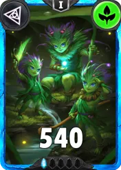Carte saison 1 arkhante rare Ravix standard rang 1 animation de niveau 1 element vie cross the ages