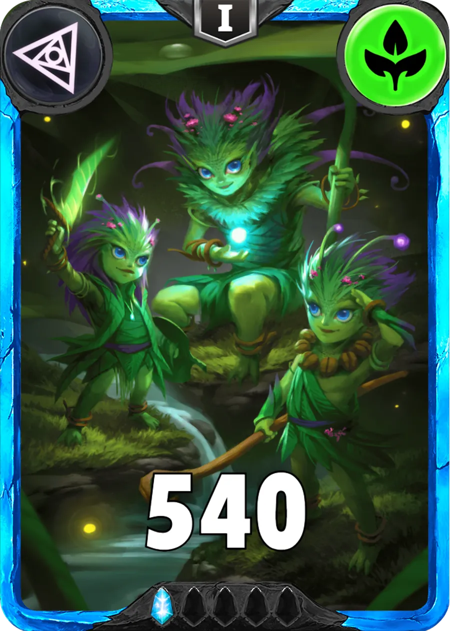 Carte saison 1 arkhante rare Ravix standard rang 1 animation de niveau 1 element vie cross the ages