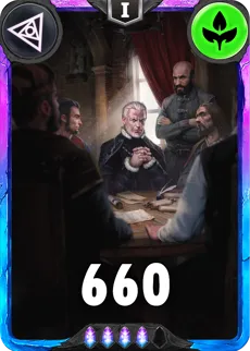 Carte saison 1 arkhante spéciale rare Alokah alternative rang 5 grade A animation de niveau 1 element vie cross the ages