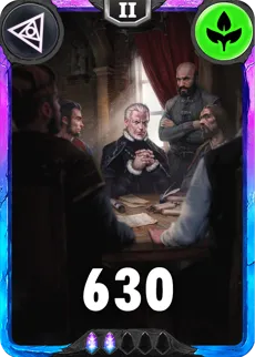 Carte saison 1 arkhante spéciale rare Alokah alternative rang 5 grade C animation de niveau 2 element vie cross the ages