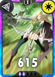 Carte saison 1 arkhante spéciale rare Archer alternative rang 5 grade C animation de niveau 1 element lumière cross the ages