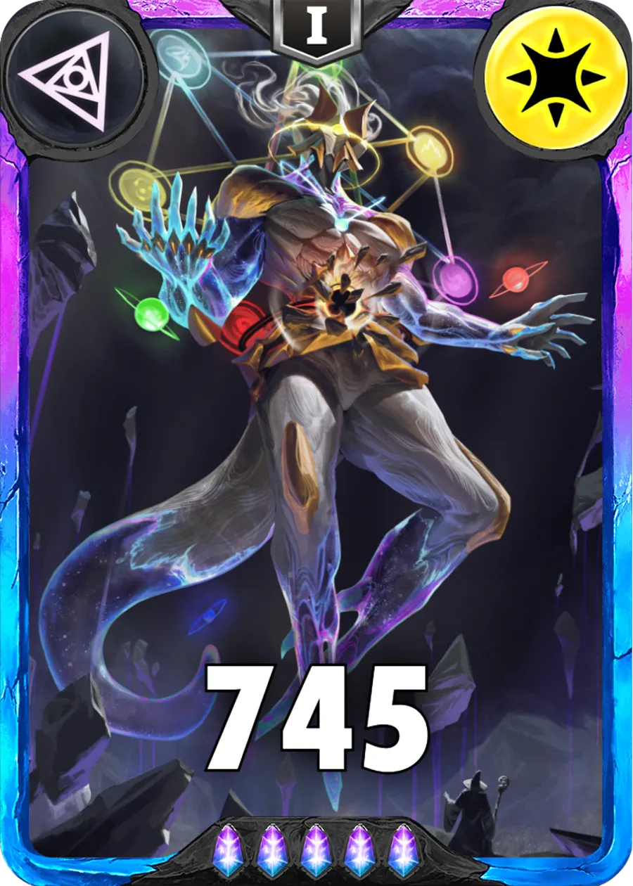 Carte saison 1 arkhante spéciale rare Arkhel alternative combo rang 5 grade S animation de niveau 1 element Lumière