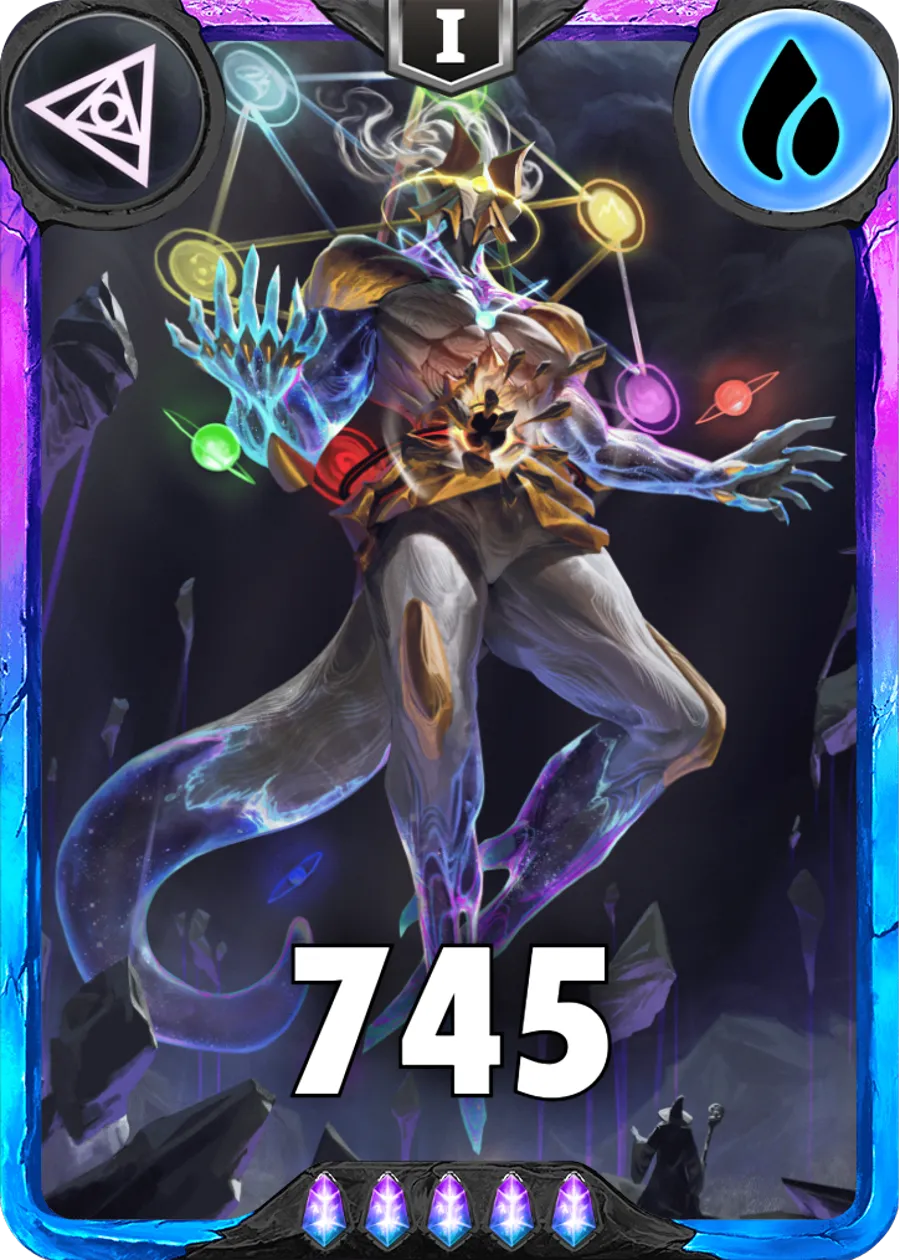 Carte saison 1 arkhante spéciale rare Arkhel alternative combo rang 5 grade S animation de niveau 1 element Eau