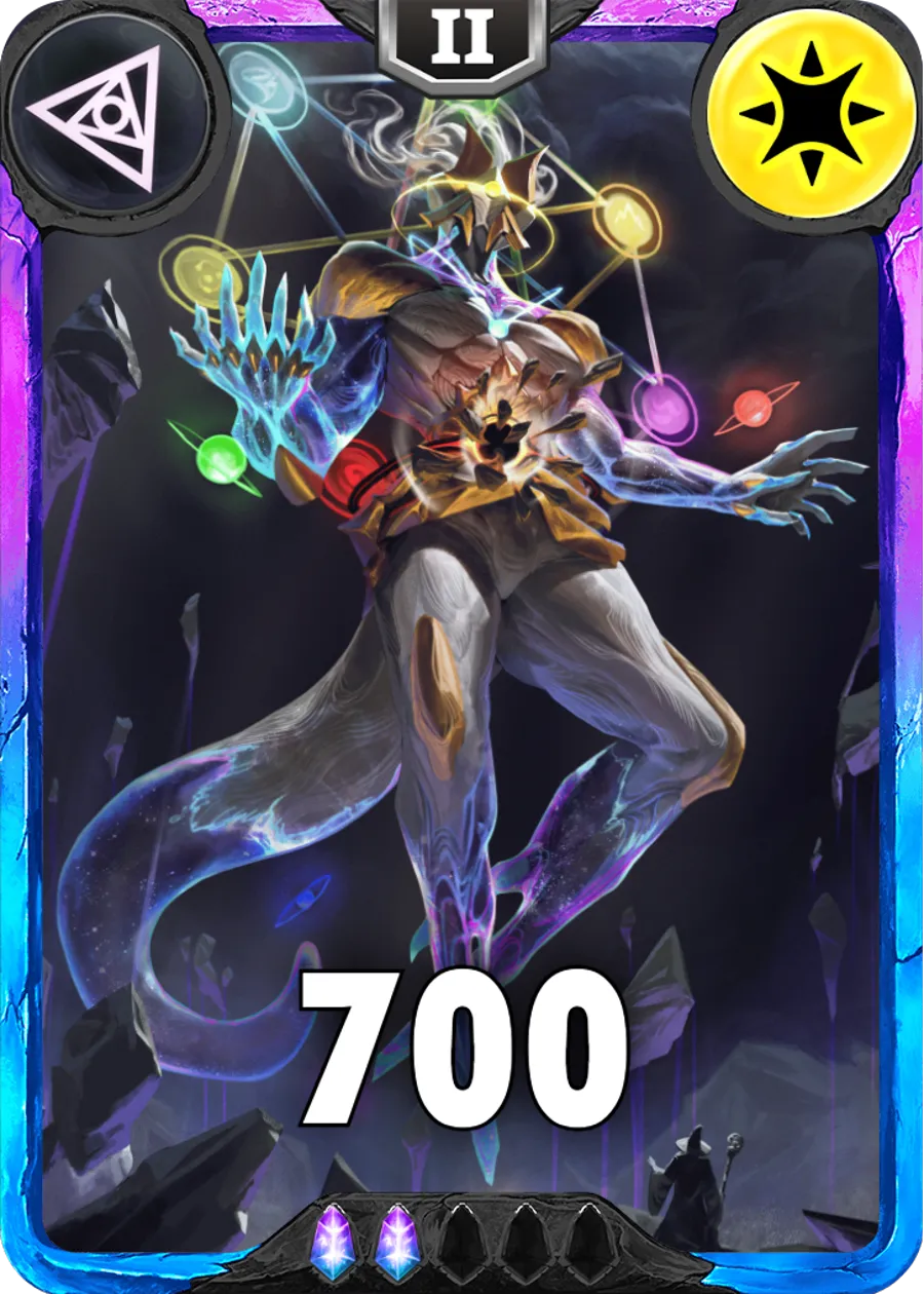 Carte saison 1 arkhante spéciale rare Arkhel alternative combo rang 5 grade C animation de niveau 2 element Lumière