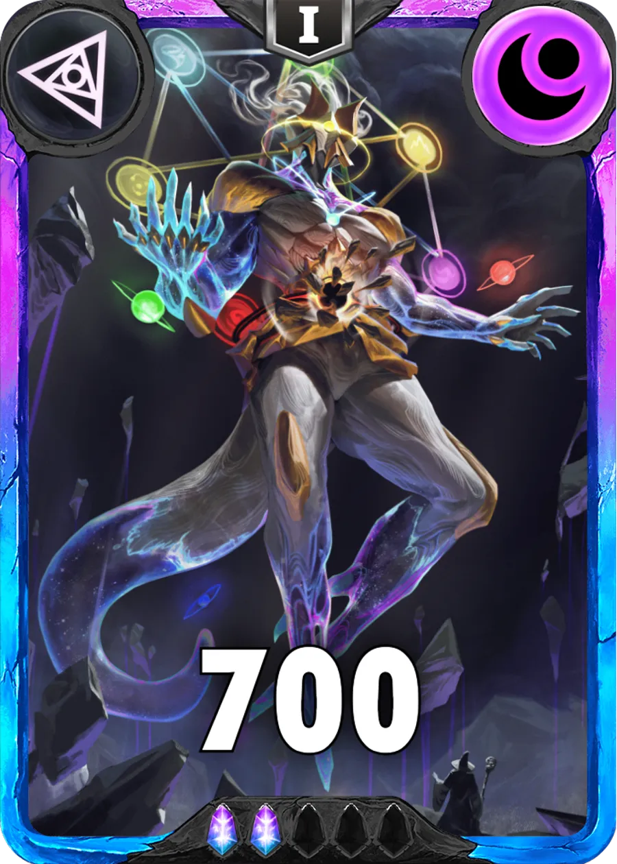 Carte saison 1 arkhante spéciale rare Arkhel alternative combo rang 5 grade C animation de niveau 1 element tenebre cross the ages