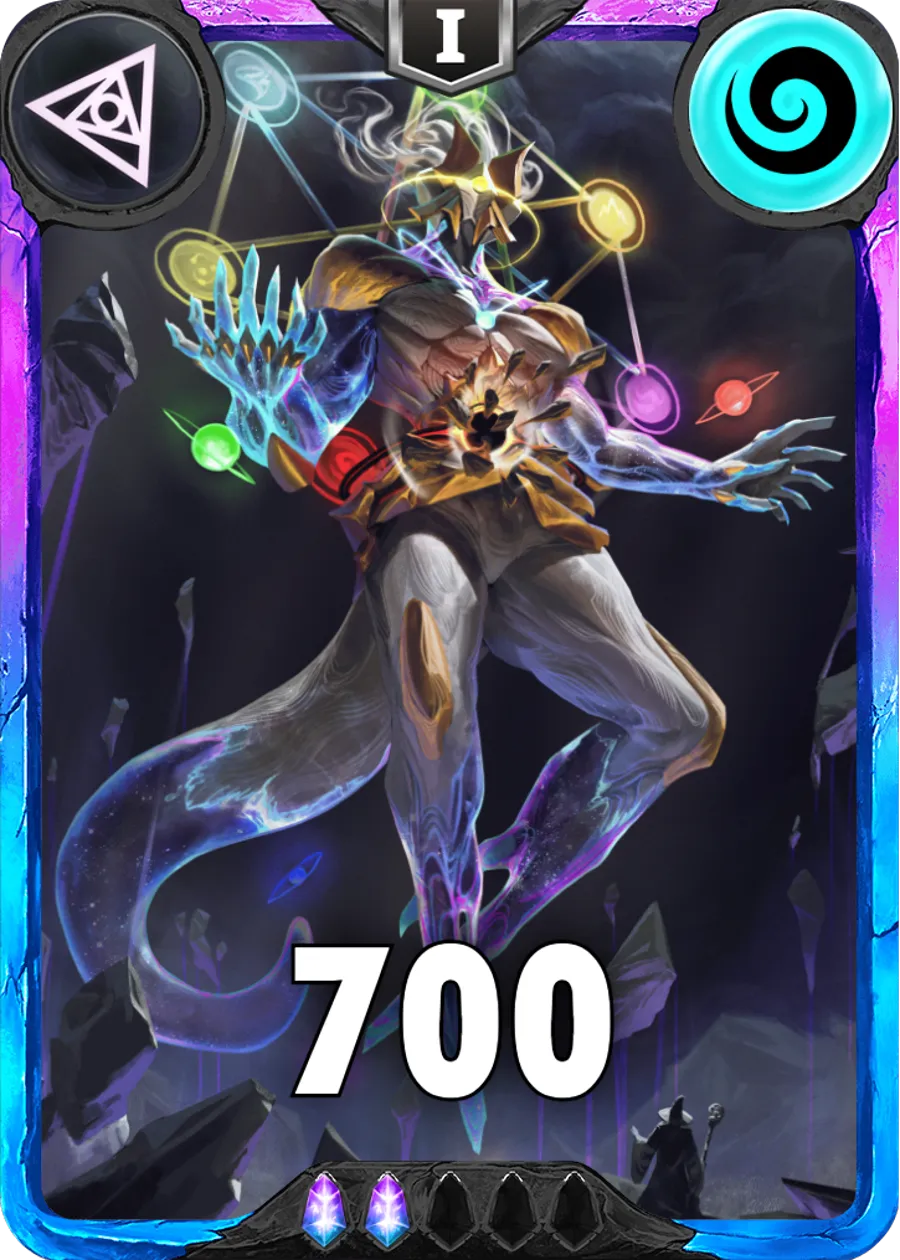 Carte saison 1 arkhante spéciale rare Arkhel alternative combo rang 5 grade C animation de niveau 1 element air cross the ages