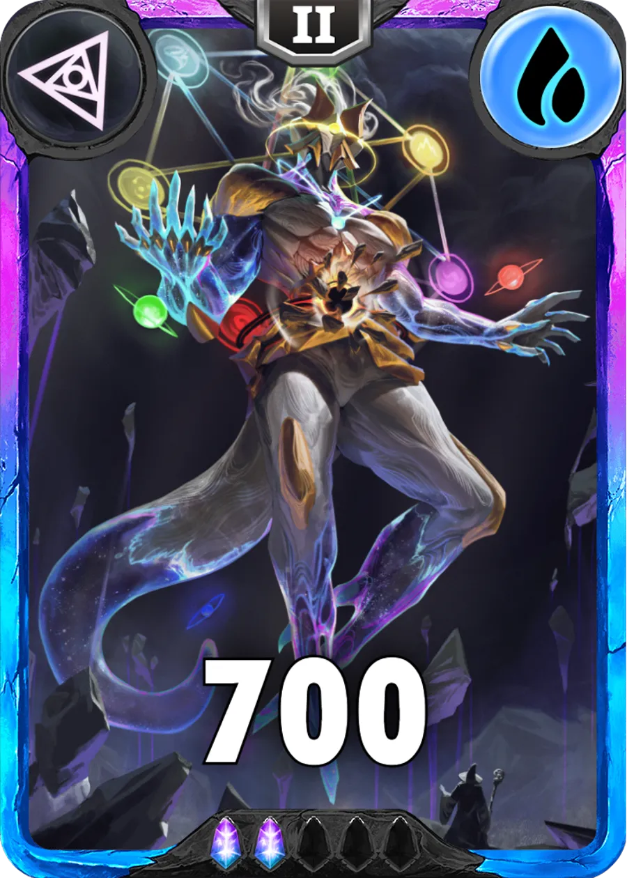 Carte saison 1 arkhante spéciale rare Arkhel alternative combo rang 5 grade C animation de niveau 2 element eau