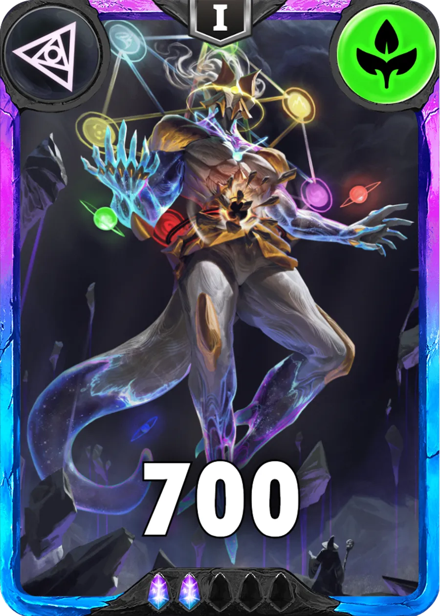 Carte saison 1 arkhante spéciale rare Arkhel alternative combo rang 5 grade C animation de niveau 1 element vie cross the ages