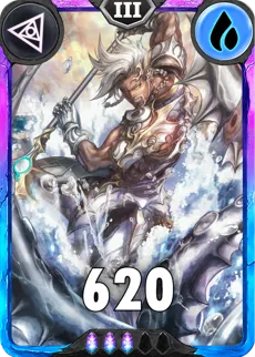 Carte saison 1 arkhante spéciale rare Bly alternative rang 5 grade B animation de niveau 3 element eau cross the ages