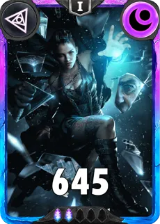 Carte saison 1 Arkhante Spéciale Rare Clara Lille Alternative rang 5 Grade C animation de niveau 1 element Ténèbre cross the ages