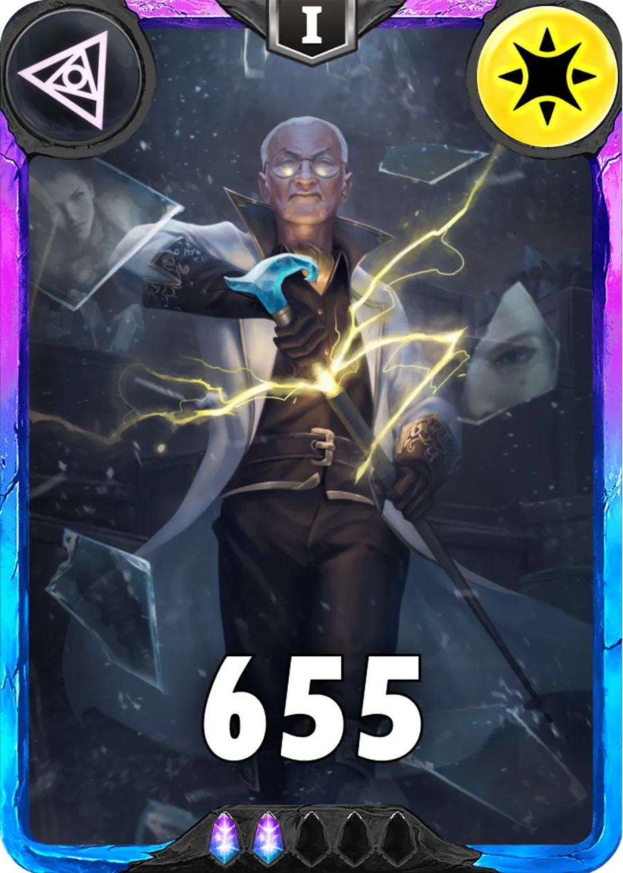Carte saison 1 Arkhante Spéciale Rare Dermot "Lucky" Quinn Alternative rang 5 Grade C animation de niveau 1 element Lumière CTA
