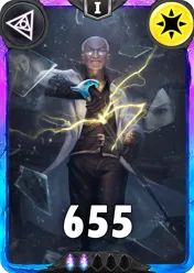 Carte saison 1 Arkhante Spéciale Rare Dermot "Lucky" Quinn Alternative rang 5 Grade C animation de niveau 1 element Lumière CTA