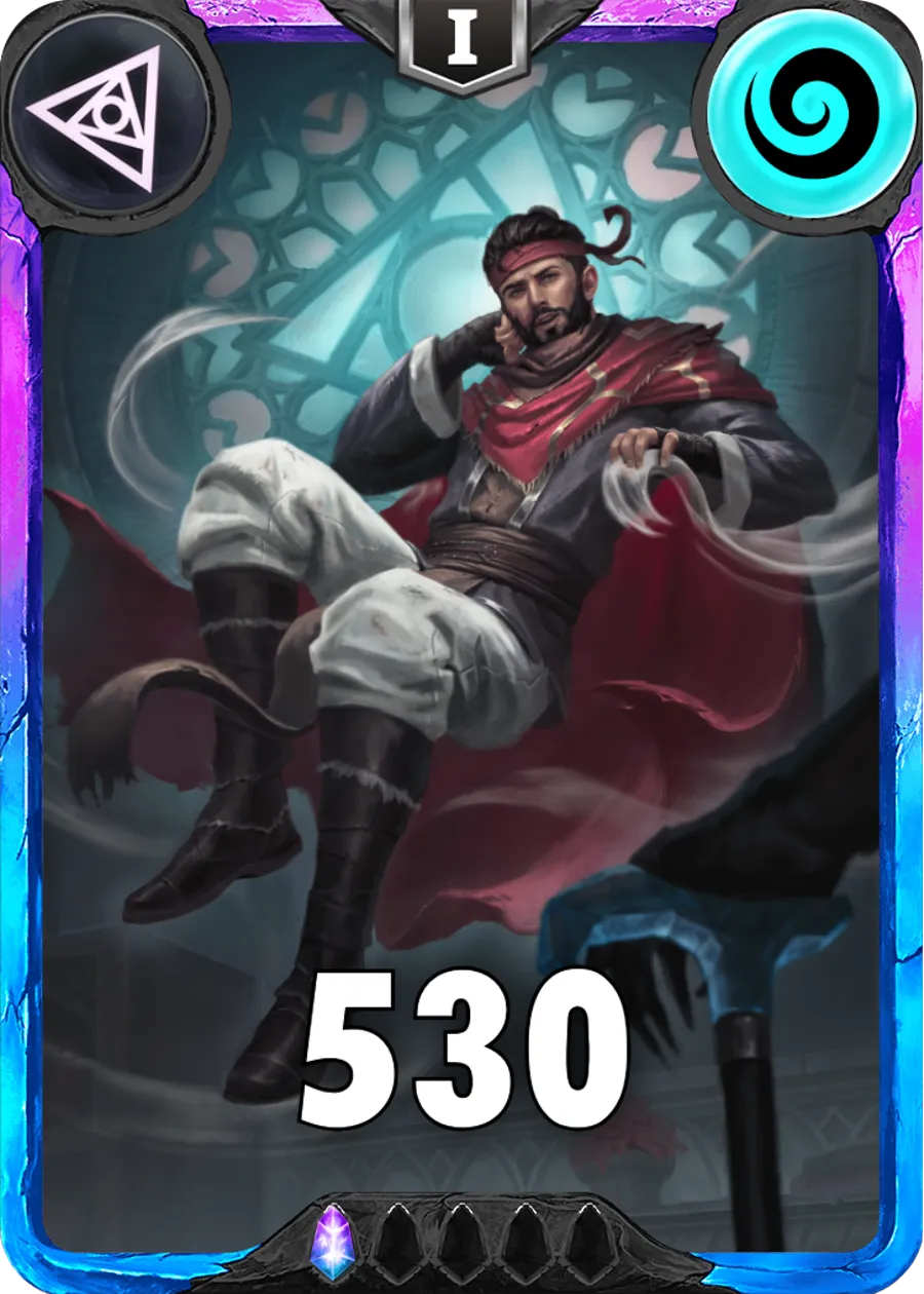 Carte saison 1 Arkhante Spéciale Rare Dušan Nemec standard rang 1 animation de niveau 1 element Air cross the ages