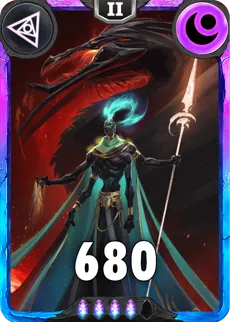 Carte saison 1 arkhante spéciale rare Kassius alternative rang 5 grade A animation de niveau 2 element tenebre cross the ages