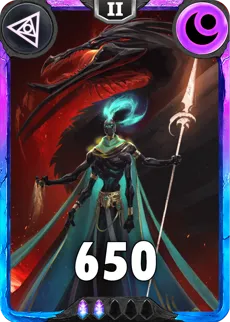Carte saison 1 arkhante spéciale rare Kassius alternative rang 5 grade C animation de niveau 2 element Ténèbres cross the ages