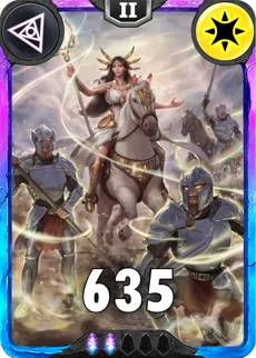 Carte saison 1 arkhante spéciale rare laurie alternative rang 5 grade C animation de niveau 2 element Lumière cross the ages