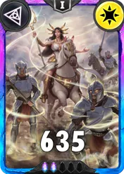 Carte saison 1 arkhante spéciale rare Laurie alternative rang 5 grade C animation de niveau 1 element lumière cross the ages