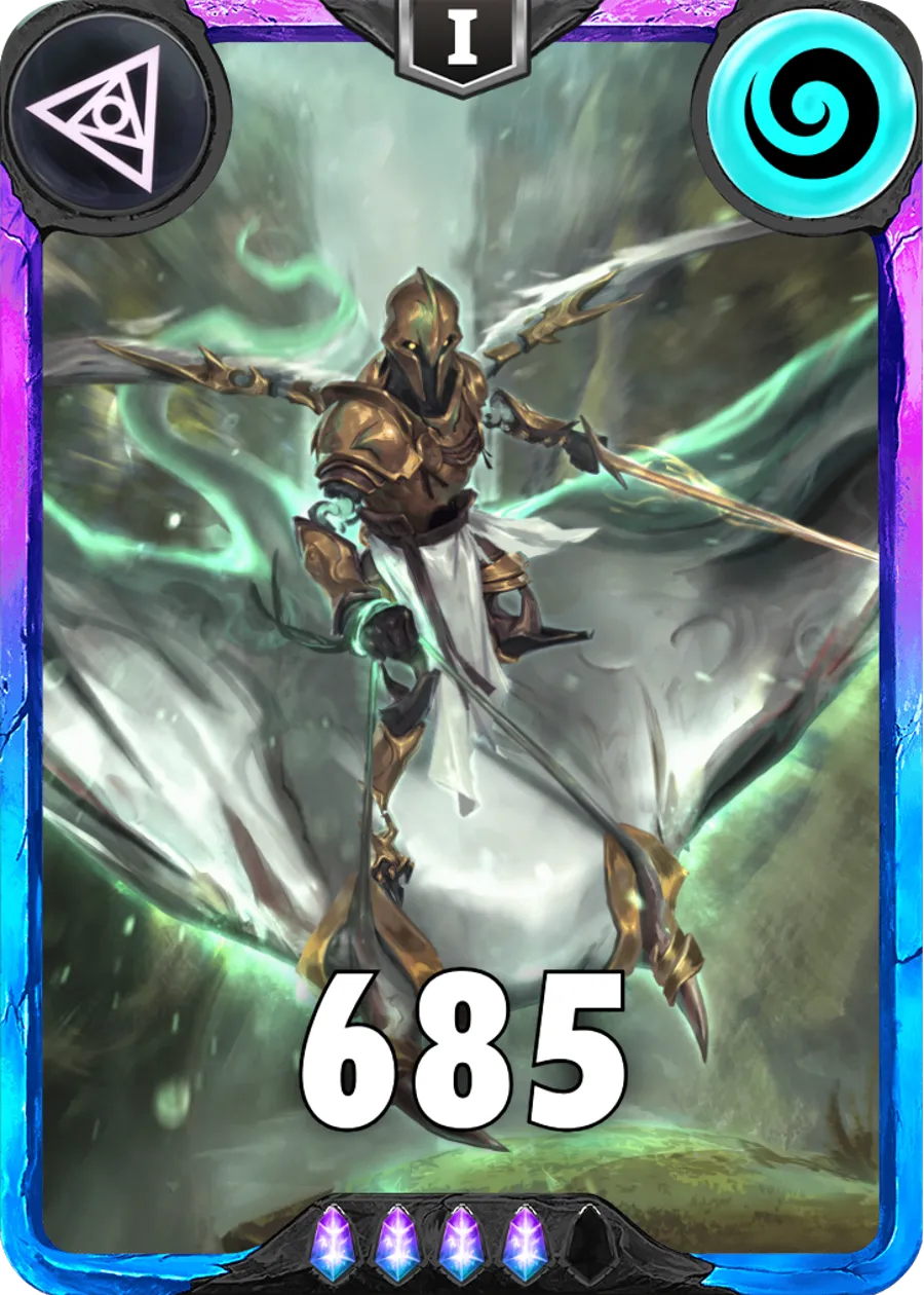 Carte saison 1 arkhante spéciale rare lo alternative rang 5 grade A animation de niveau 1 element air cross the ages