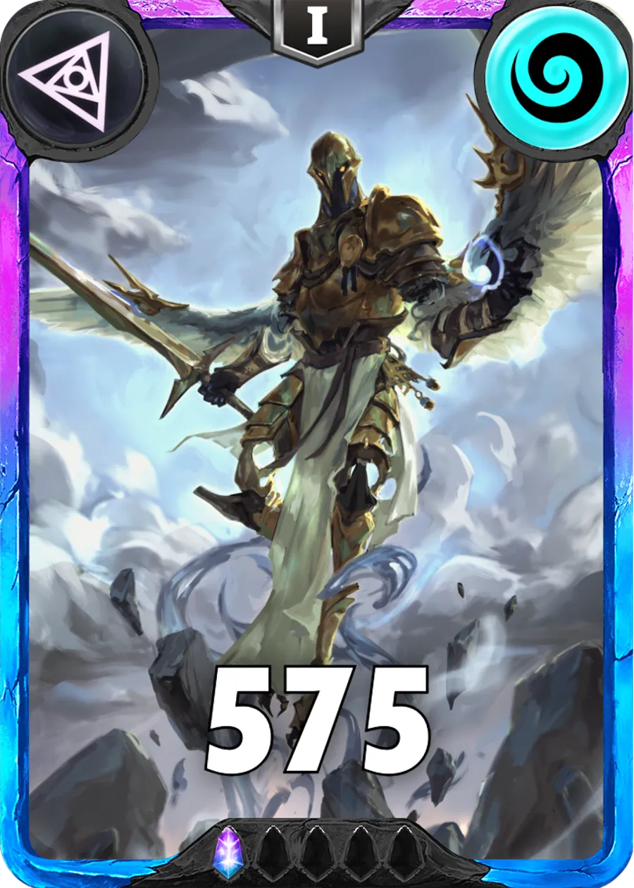 Carte saison 1 arkhante spéciale rare Lo standard rang 1 animation de niveau 1 element air cross the ages