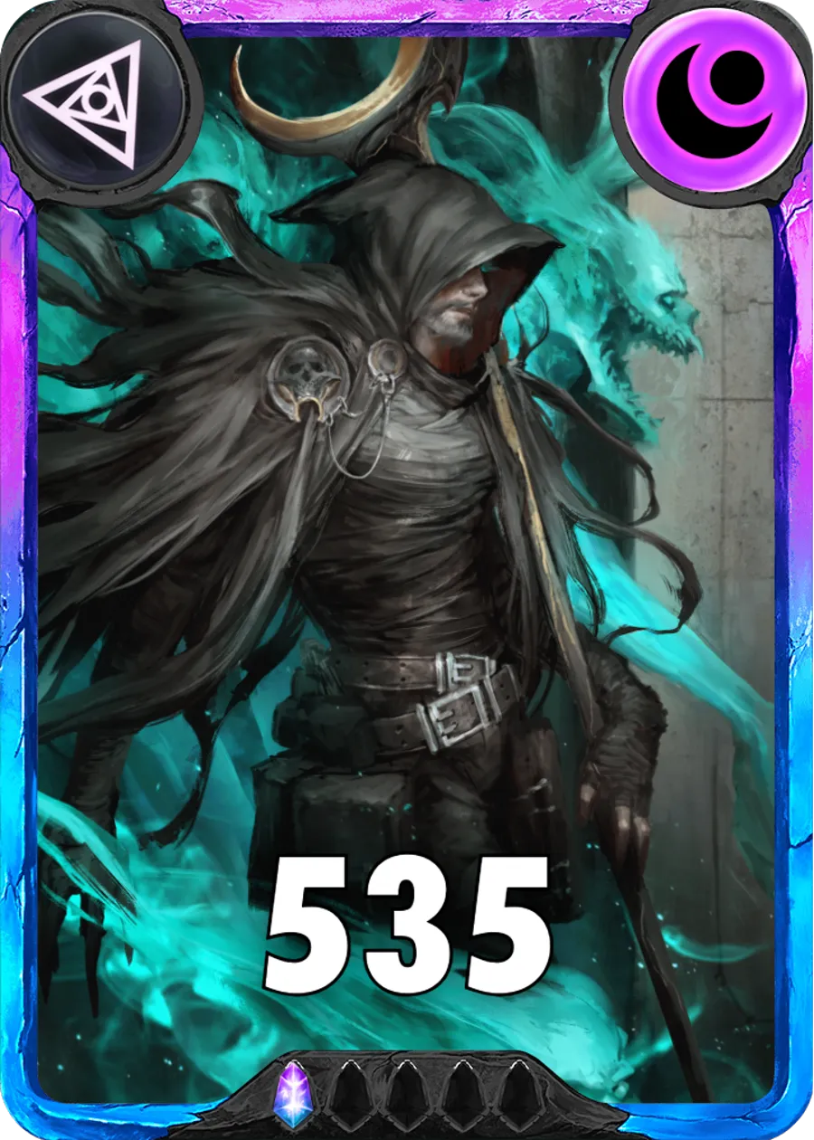 Carte saison 1 arkhante spéciale rare Lyle standard rang 1 animation de niveau 3 element tenebre cross the ages