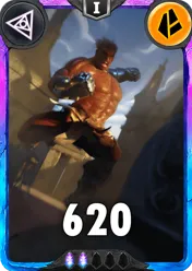 Carte saison 1 arkhante spéciale rare Marcus alternative rang 5 grade C animation de niveau 1 element terre cross the ages