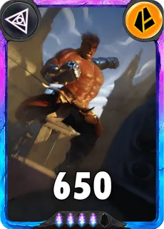 Carte saison 1 arkhante spéciale rare Marcus alternative rang 5 grade A animation de niveau 2 element terre cross the ages