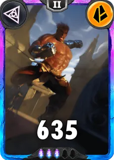 Carte saison 1 arkhante spéciale rare Marcus alternative rang 5 grade B animation de niveau 2 element terre cross the ages