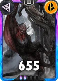 Carte saison 1 arkhante spéciale rare Monkigh alternative rang 5 grade C animation de niveau 2 element Terre cross the ages