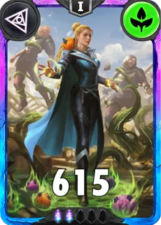 Carte saison 1 Arkhante Spéciale Rare Nicole Pearce Alternative rang 5 Grade C animation de niveau 1 element Vie cross the ages