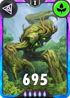 Carte saison 1 arkhante spéciale rare Oak alternative rang 5 grade S animation de niveau 1 element vie cross the ages