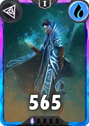 Carte saison 1 arkhante spéciale rare Oji standard rang 1 animation de niveau 1 element eau cross the ages