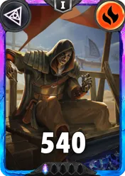 Carte saison 1 Arkhante Spéciale Rare Raul Lionzo standard rang 1 animation de niveau 1 element Feu cross the ages