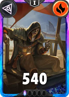 Carte saison 1 Arkhante Spéciale Rare Raul Lionzo standard rang 1 animation de niveau 1 element Feu cross the ages