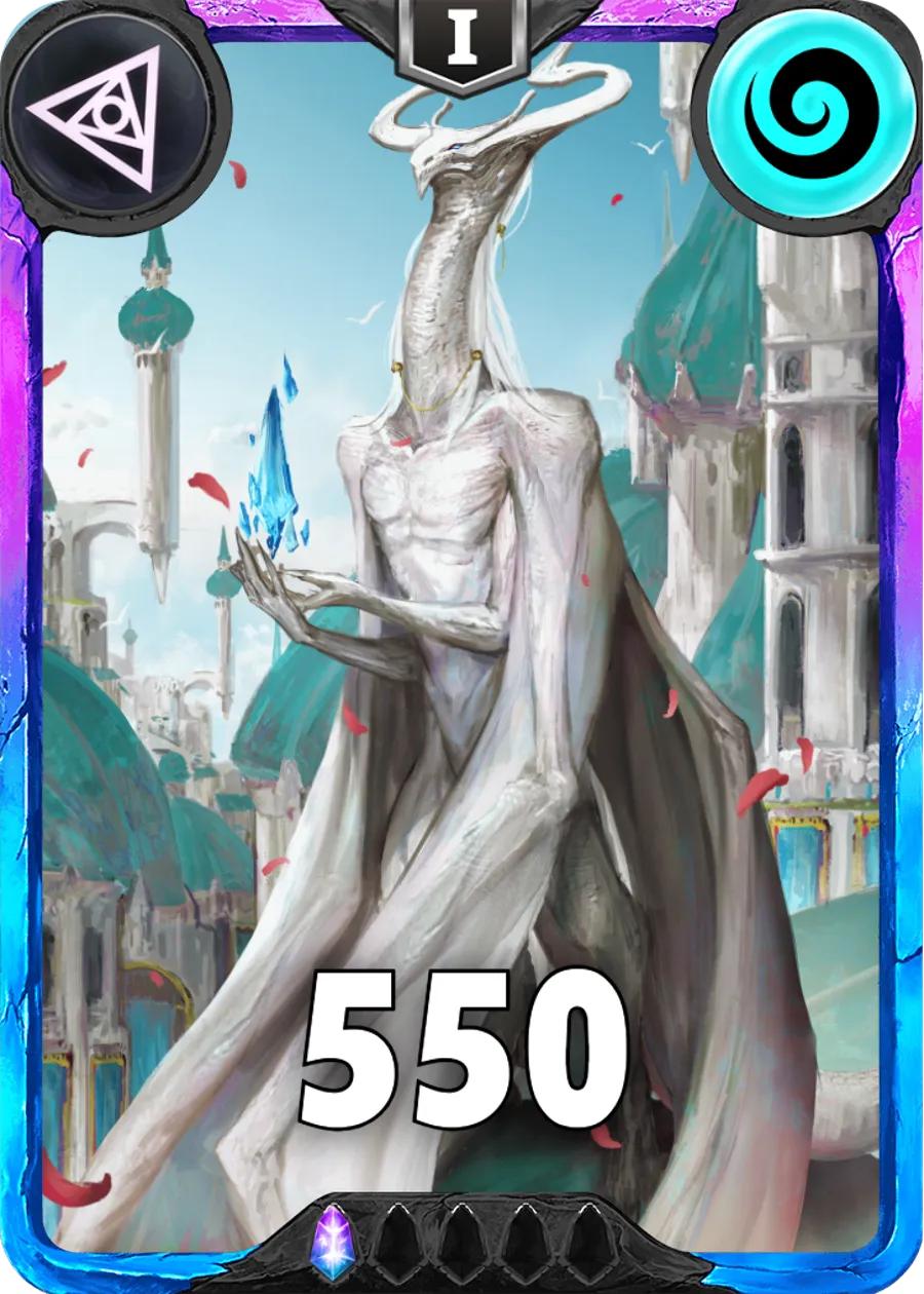 Carte saison 1 arkhante spéciale rare Zia standard rang 1 animation de niveau 1 element air cross the ages