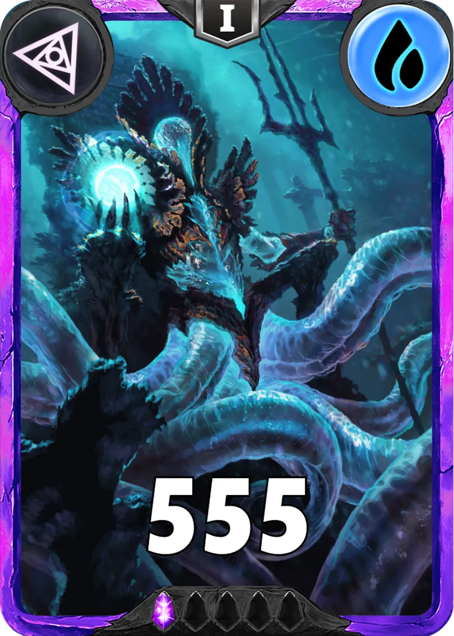 Carte saison 1 arkhante ultra rare Argonath standard rang 1 animation de niveau 1 element eau cross the ages
