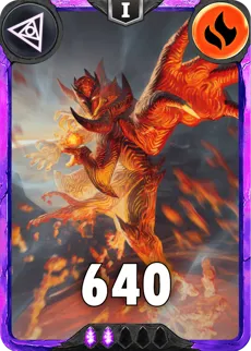 Carte saison 1 arkhante ultra rare Baram alternative rang 5 grade C animation de niveau 1 element Feu cross the ages