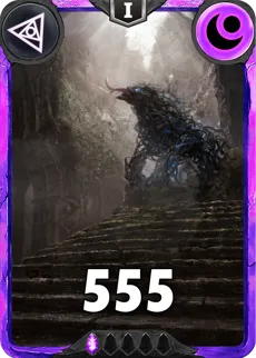 Carte saison 1 arkhante ultra rare Nox standard rang 1 animation de niveau 1 element tenebre cross the ages