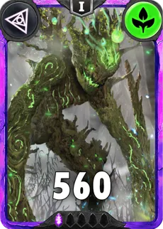 Carte saison 1 arkhante ultra rare Olisol standard rang 1 animation de niveau 1 element vie cross the ages