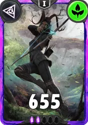 Carte saison 1 arkhante ultra rare Sylaë alternative rang 5 grade C animation de niveau 1 element Vie cross the ages
