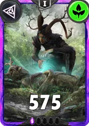 Carte saison 1 arkhante ultra rare Sylaë standard rang 1 animation de niveau 1 element vie cross the ages