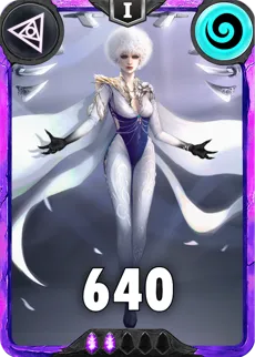 Carte saison 1 arkhante ultra rare Veliva alternative rang 5 grade C animation de niveau 1 element Air cross the ages