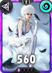 Carte saison 1 arkhante ultra rare Veliva standard rang 1 animation de niveau 1 element air cross the ages
