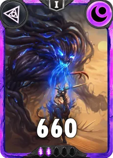 Carte saison 1 arkhante ultre rare Nox&Skeleton alternative combo rang 5 grade C animation de niveau 1 element Ténèbres
