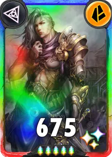 Carte saison 1 arkhante unique Aurelius standard rang 5 grade S animation de niveau 1 element terre cross the ages