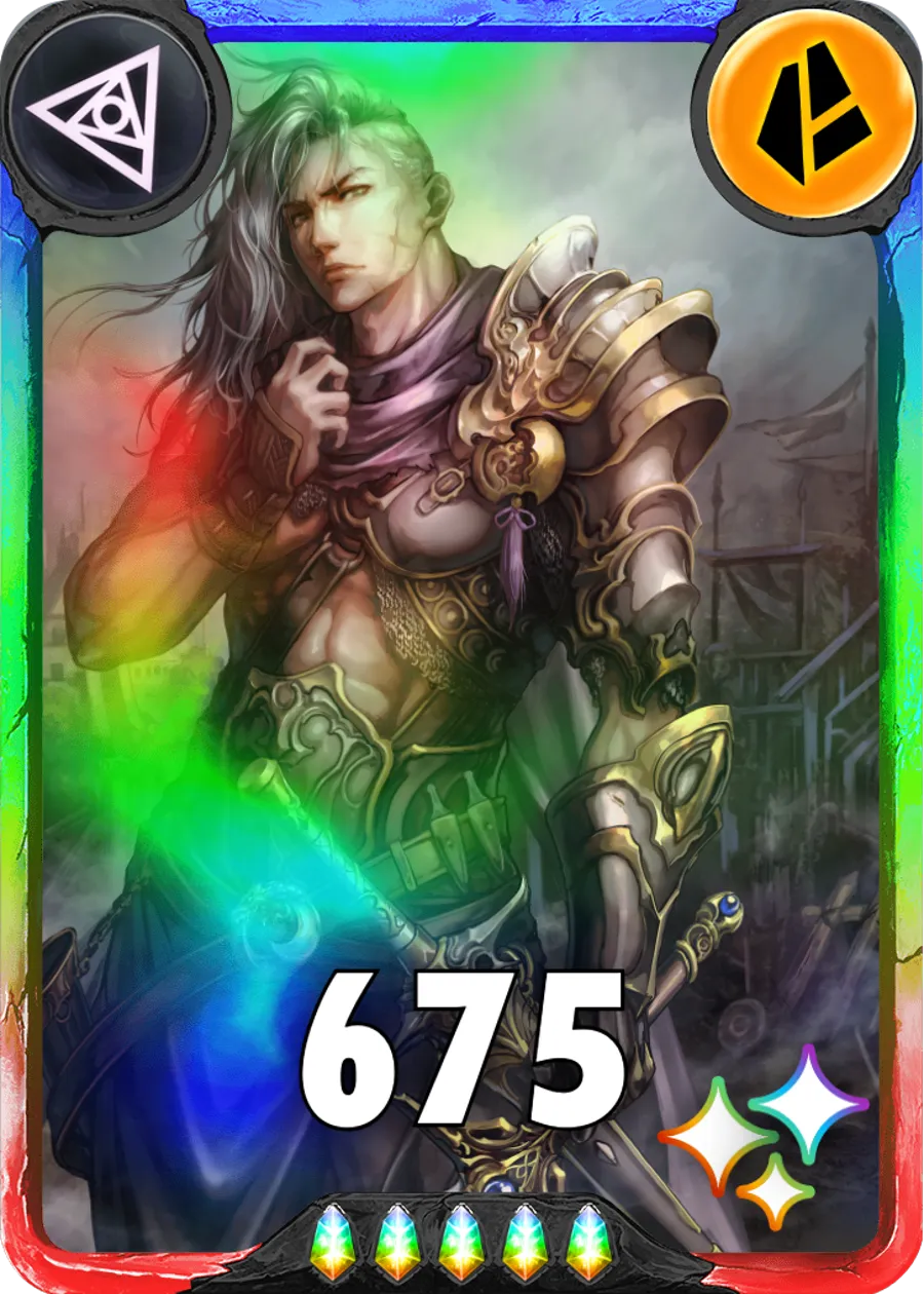 Carte saison 1 arkhante unique Aurelius standard rang 5 grade S animation de niveau 1 element terre cross the ages